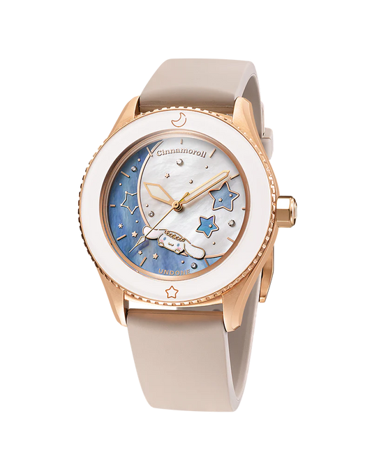 UNDONE X CINNAMOROLL 特別版 夢見る星 月 夜光限定手錶 JDM日版