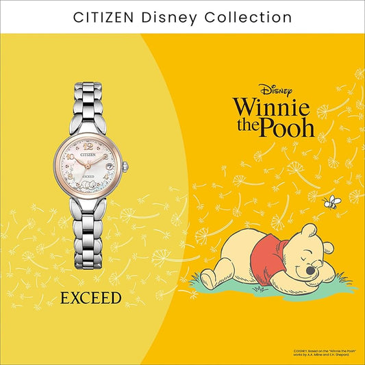 CITIZEN EXCEED Disney Collection Winnie the Pooh 星辰 迪士尼系列 小熊維尼 限定版女裝手錶 ES9475-56N JDM日版