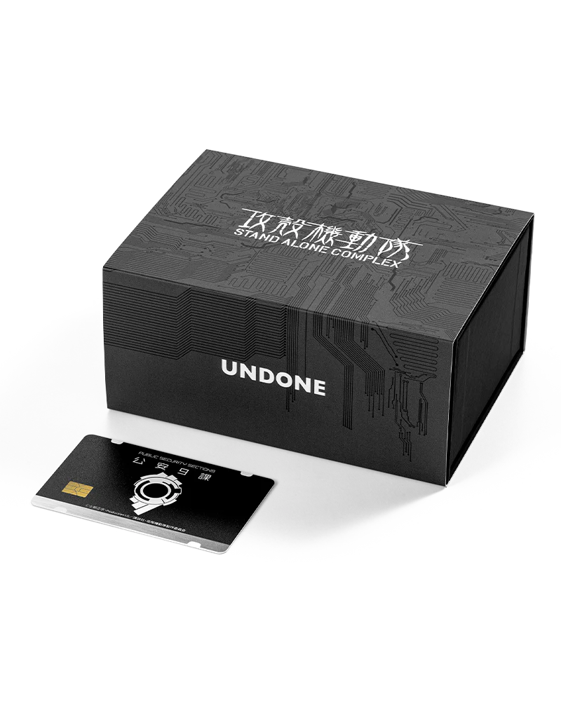 UNDONE X 攻殻機動隊 STAND ALONE COMPLEX 特別版 限量手錶 JDM日版