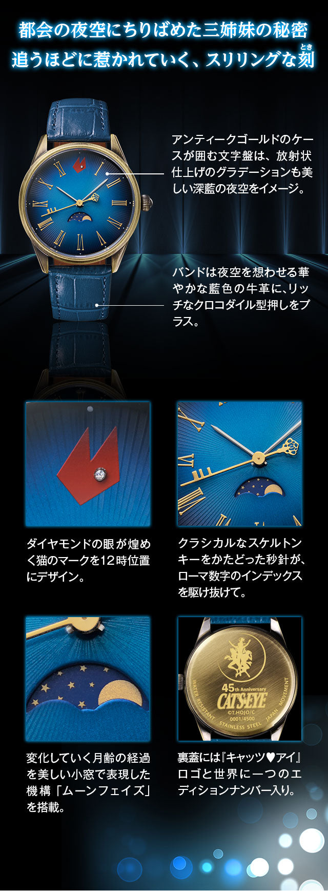 貓之眼 45週年紀念版 手錶 JDM日版