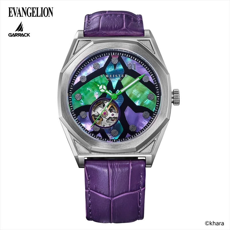 GARRACK X EVANGELION 新世紀福音戰士 [初号機]特別版 日本製 限量手錶 SMS-EVA-41-1