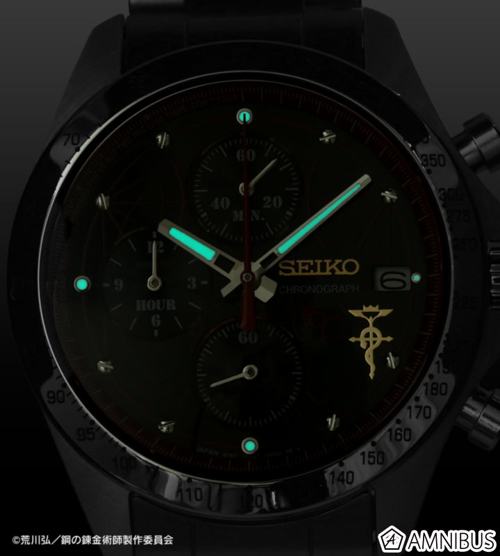 SEIKO X 鋼之鍊金術師 FULLMETAL ALCHEMIST 愛德華 艾力克 特別版 精工 日本製限量版手錶 JDM日版