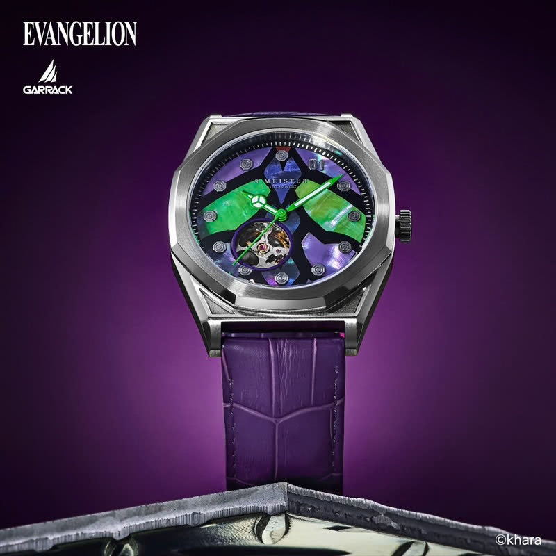 GARRACK X EVANGELION 新世紀福音戰士 [初号機]特別版 日本製 限量手錶 SMS-EVA-41-1