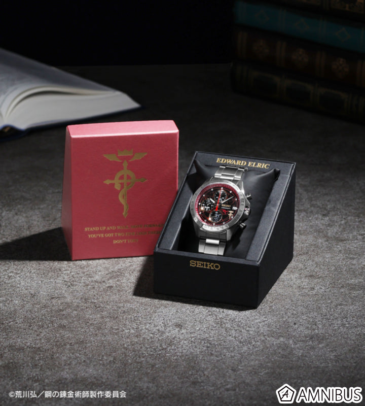 SEIKO X 鋼之鍊金術師 FULLMETAL ALCHEMIST 愛德華 艾力克 特別版 精工 日本製限量版手錶 JDM日版