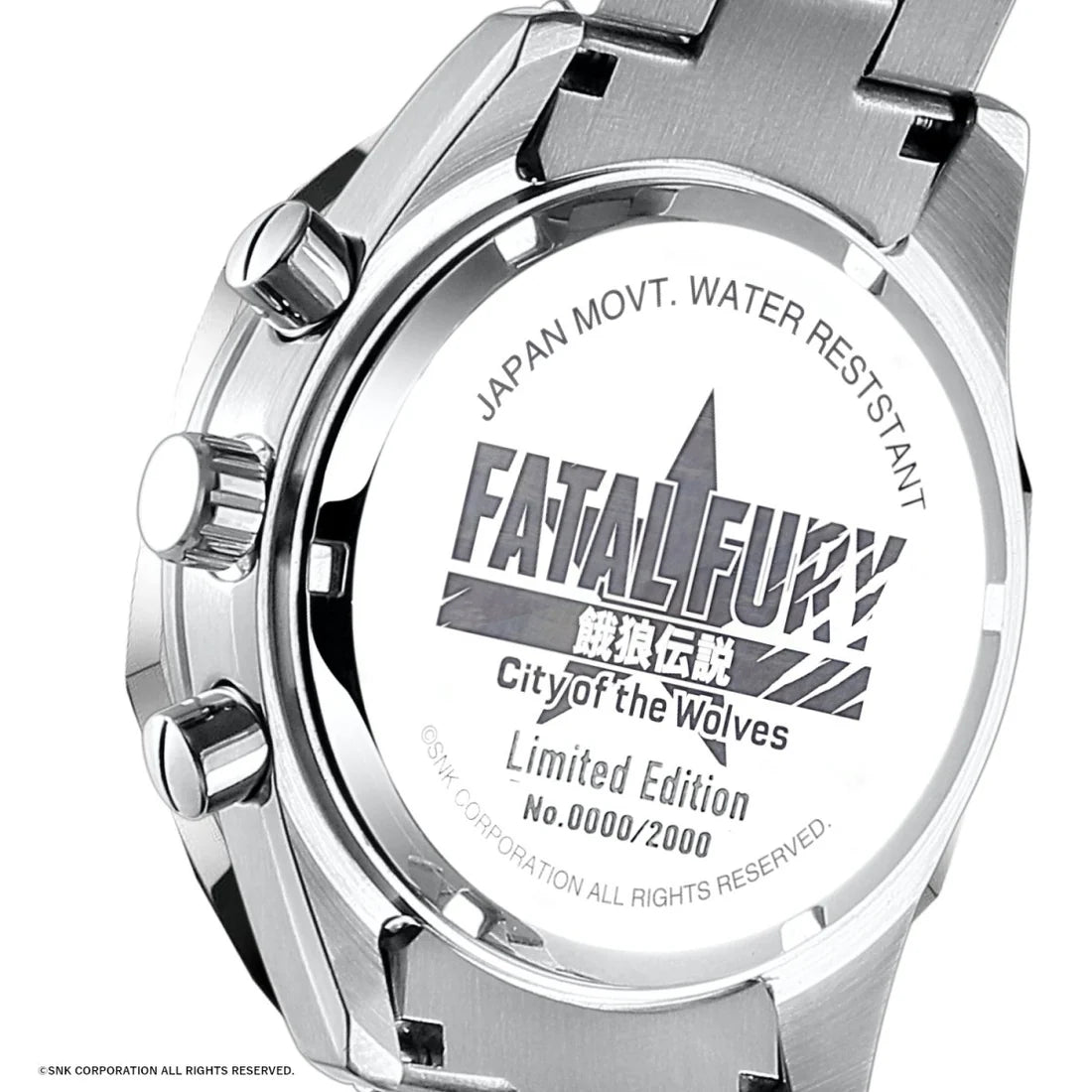 餓狼伝説 City of the Wolves 泰利柏格 特別版 限量手錶 JDM日版