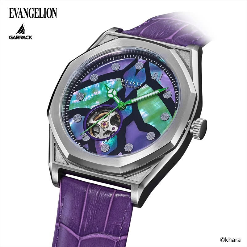 GARRACK X EVANGELION 新世紀福音戰士 [初号機]特別版 日本製 限量手錶 SMS-EVA-41-1