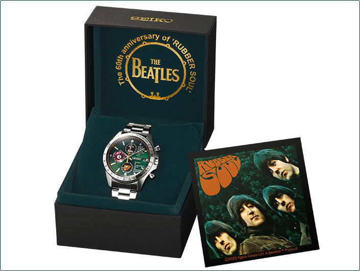 SEIKO THE BEATLES RUBBER SOUL 60週年紀念版 精工日本製 披頭四 限量手錶 JDM日版