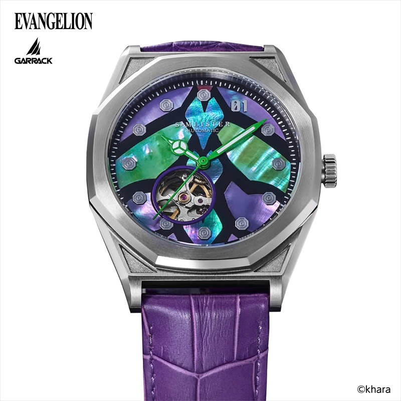 GARRACK X EVANGELION 新世紀福音戰士 [初号機]特別版 日本製 限量手錶 SMS-EVA-41-1