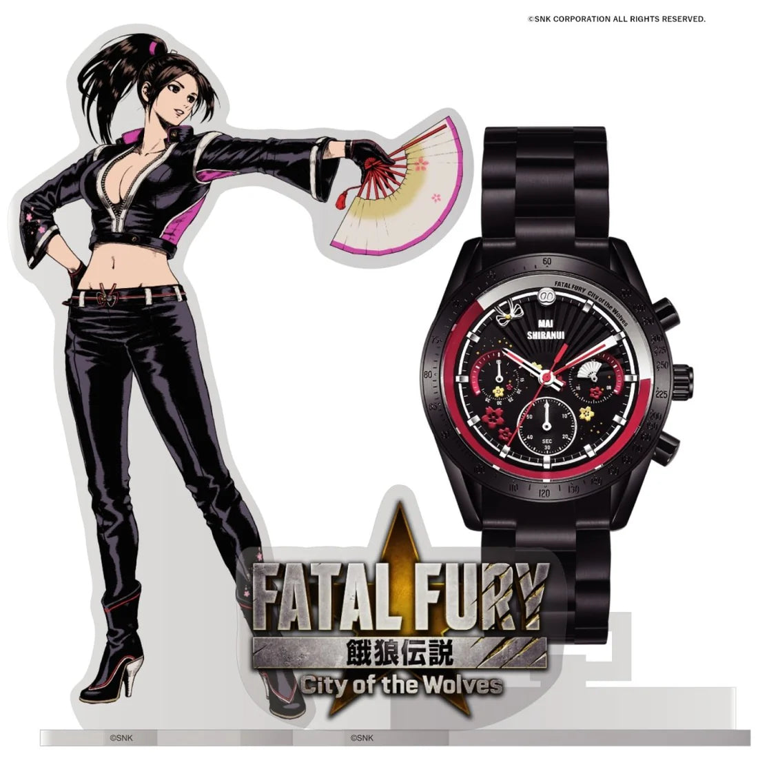 餓狼伝説 City of the Wolves 不知火 舞 特別版 限量手錶 JDM日版