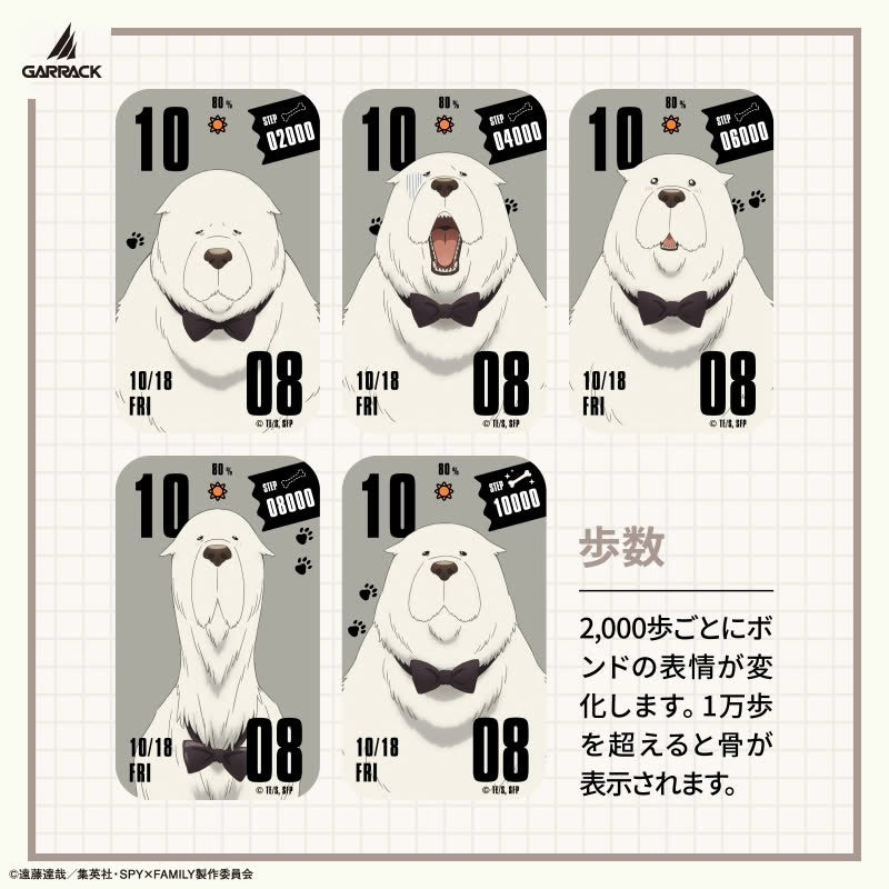 GARRACK X SPY FAMILY 間諜家家酒 彭德 特別版 運動手錶 HUC-SF-BD11-B
