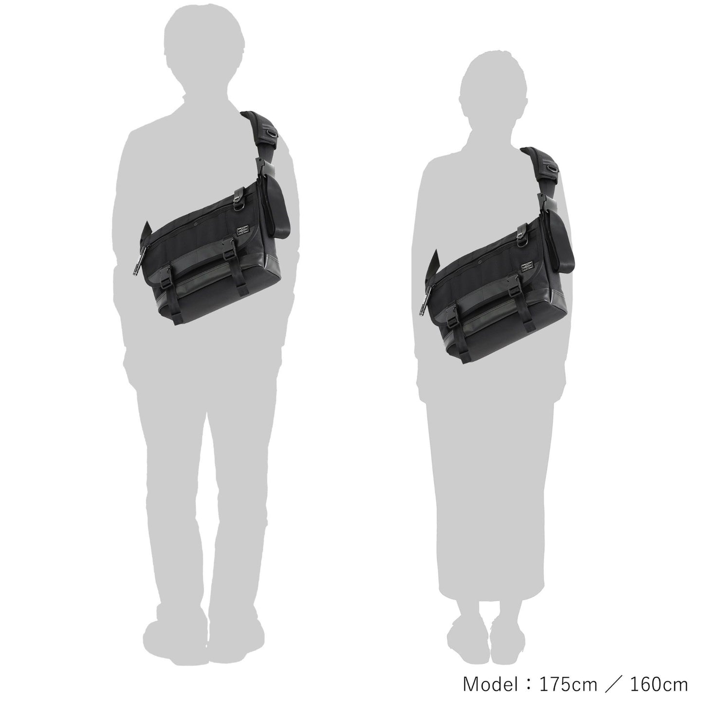 PORTER HEAT MESSENGER BAG(S) 吉田 日本製斜孭袋  703-07968