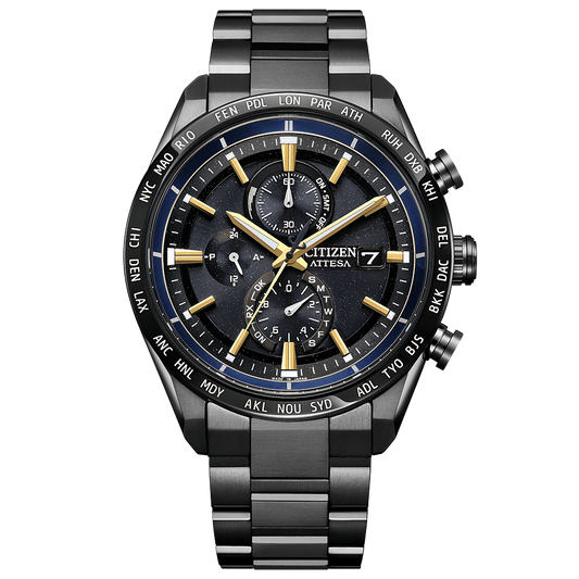 CITIZEN ATTESA ACT Line Black Titanium JAXA LABEL HTV-X Limited model 星辰 日本製限定版手錶 AT8289-67E JDM日版