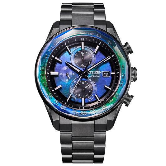 CITIZEN ATTESA ACT Line Black titanium 星辰日本製限定手錶 AT8314-53L