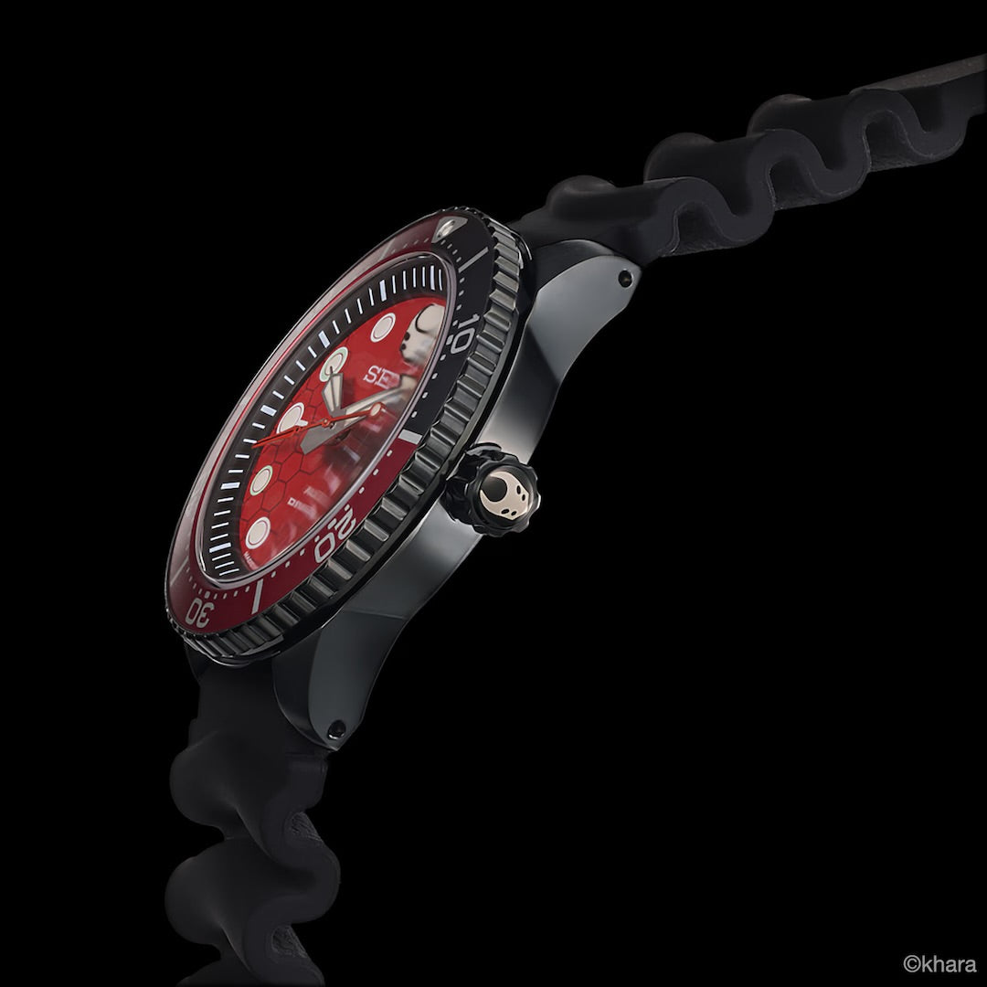 SEIKO X RADIO EVA 新世紀福音戰士 EVA-02 DIVER'S WATCH (EVA-02 MODEL) 限定版 精工 日本製限量手錶 JDM日版