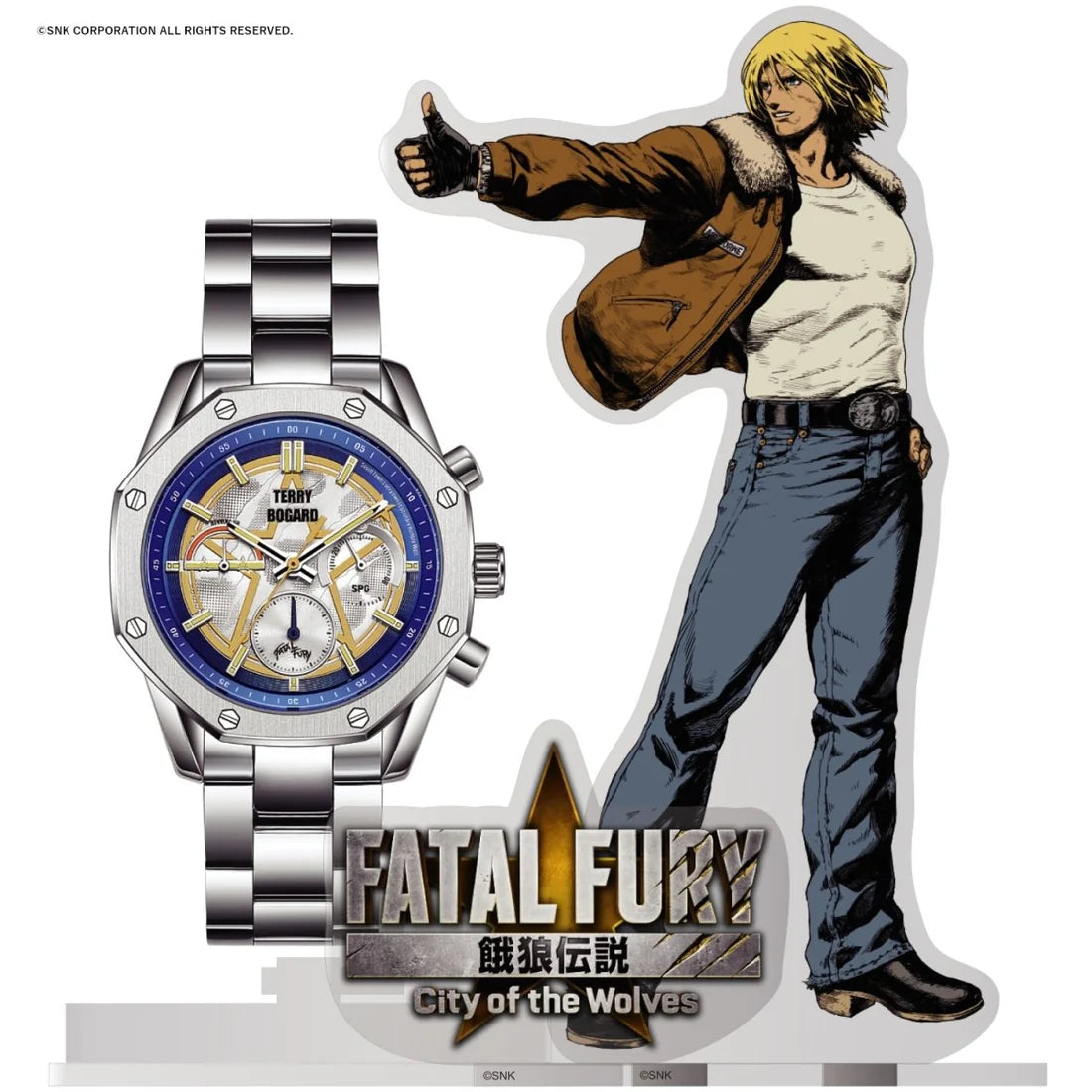 餓狼伝説 City of the Wolves 泰利柏格 特別版 限量手錶 JDM日版
