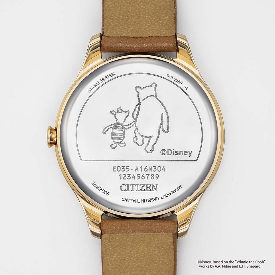 CITIZEN Disney Collection 小熊維尼 Winnie the Pooh classic 原著100週年紀念版 星辰 迪士尼 限量版手錶 EM0507-07W