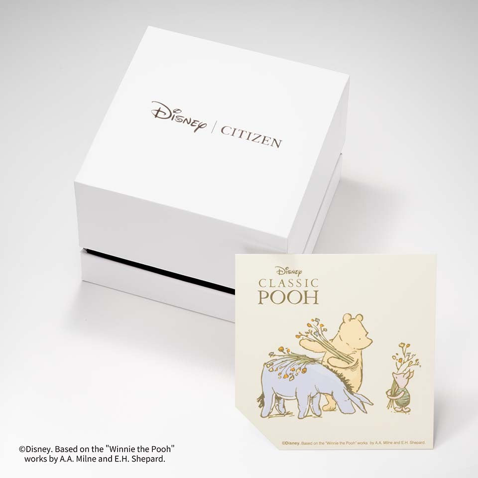 CITIZEN Disney Collection 小熊維尼 Winnie the Pooh classic 原著100週年紀念版 星辰 迪士尼 限量版手錶 EM0507-07W