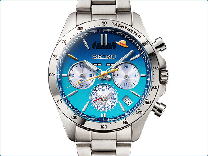 SEIKO X ONE PIECE 海賊王 山陽新幹線50週年 瀨戶內藍號紀念版 精工日本製限量手錶 JDM日版