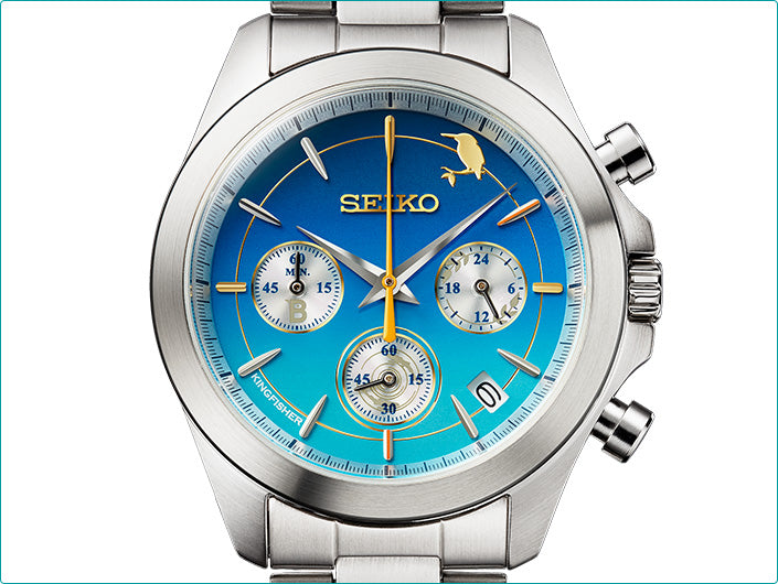 SEIKO Japan Wild Bird Society 90th Anniversary Commemorative Jade Watch Limited Edition JDM