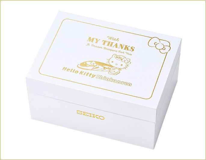 SEIKO X HELLO KITTY 新幹線500系 引退紀念版 精工日本製 機械式限量版手錶 JDM日版