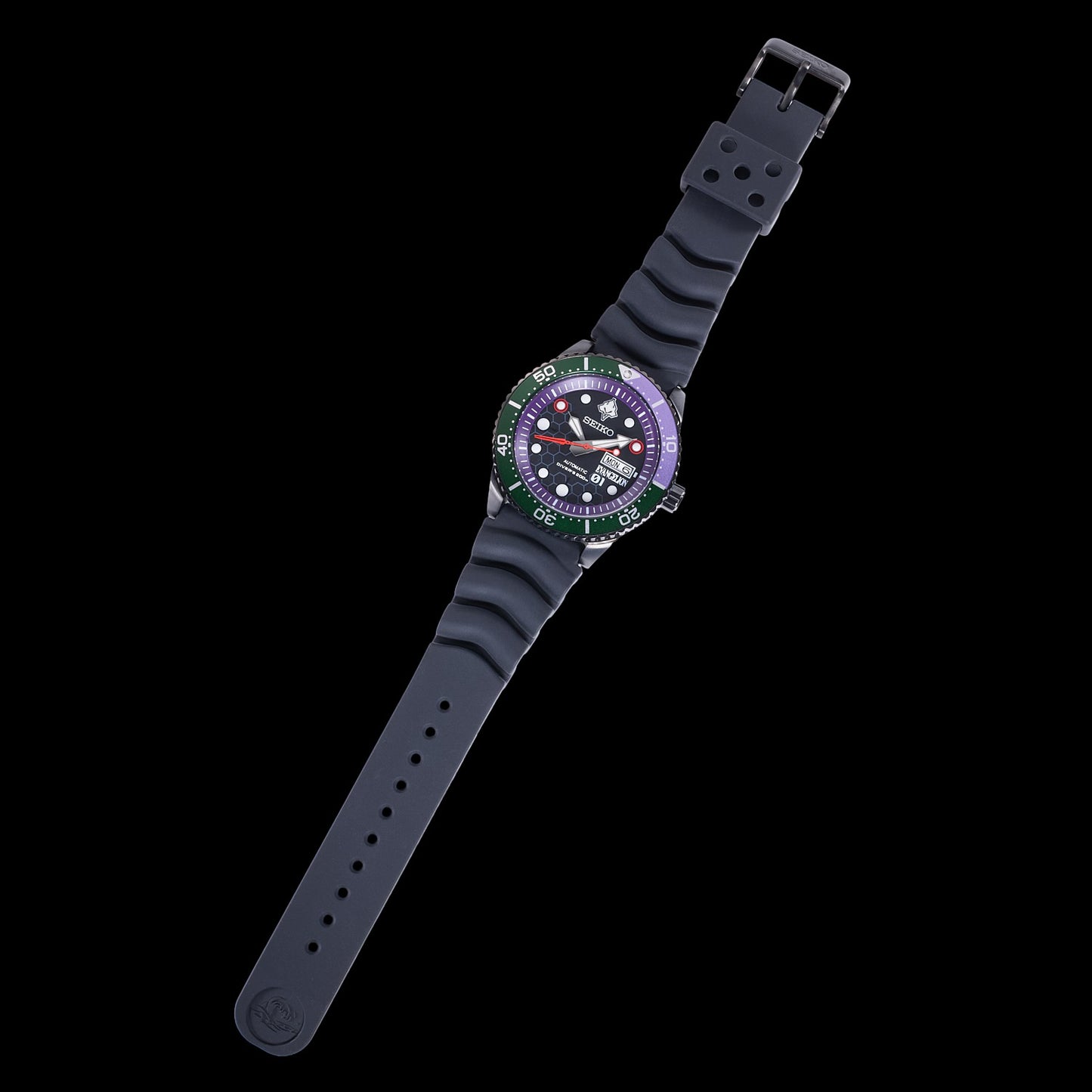 SEIKO X RADIO EVA 新世紀福音戰士 EVA-01 DIVER'S WATCH (EVA-01 MODEL) 限定版 精工 日本製限量手錶 JDM日版