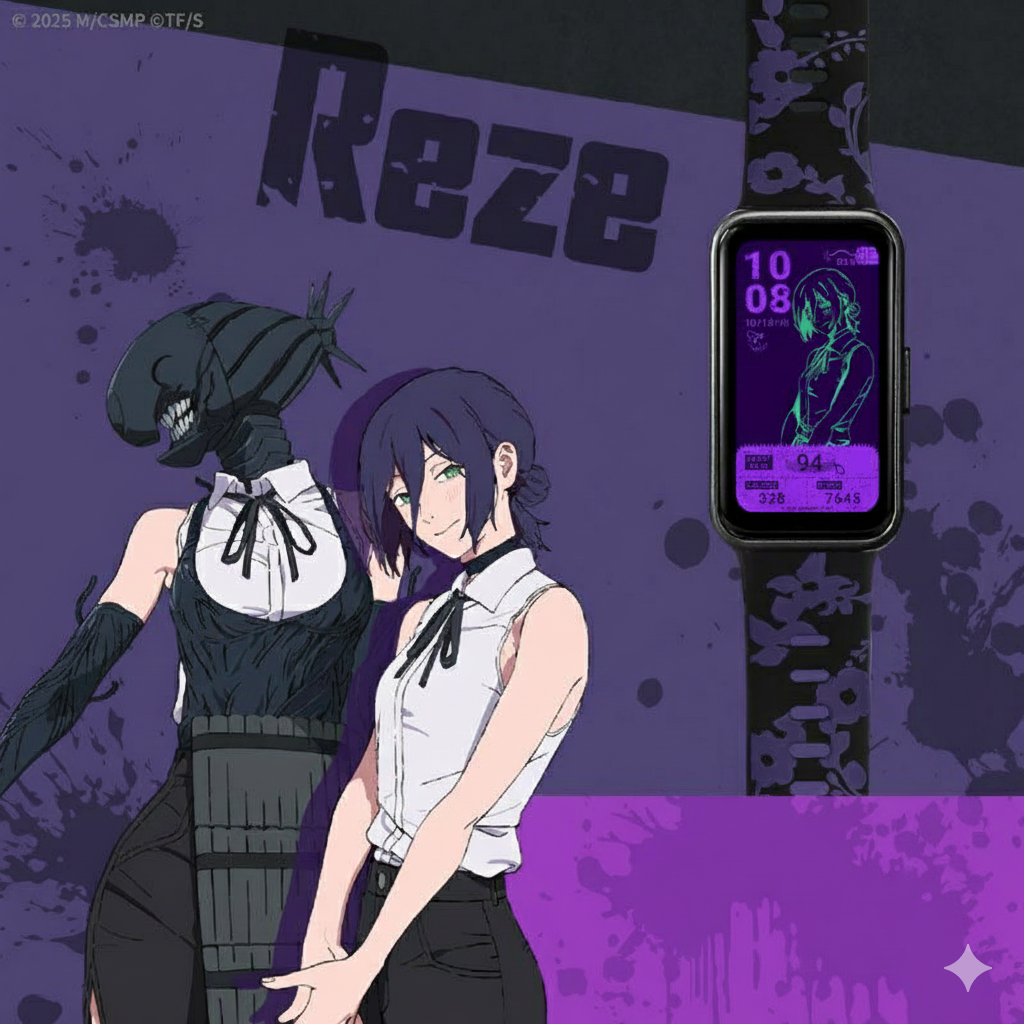 GARRACK X 鏈鋸人 劇場版 特別版運動手錶 JDM日版