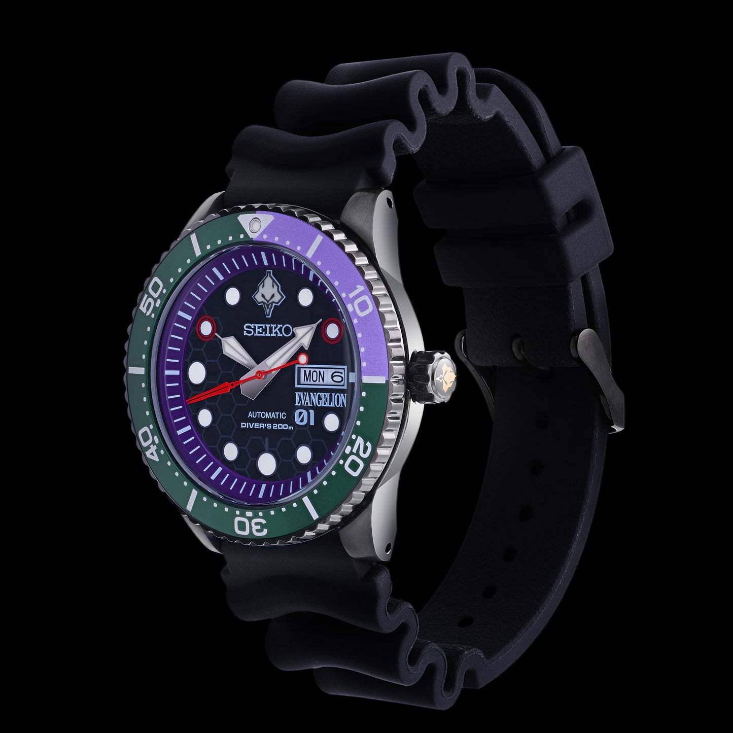 SEIKO X RADIO EVA 新世紀福音戰士 EVA-01 DIVER'S WATCH (EVA-01 MODEL) 限定版 精工 日本製限量手錶 JDM日版