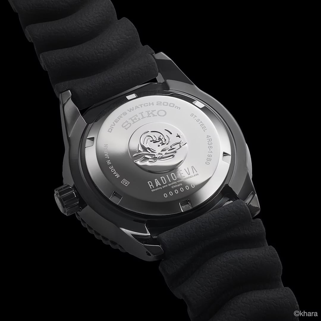 SEIKO X RADIO EVA 新世紀福音戰士 EVA-02 DIVER'S WATCH (EVA-02 MODEL) 限定版 精工 日本製限量手錶 JDM日版
