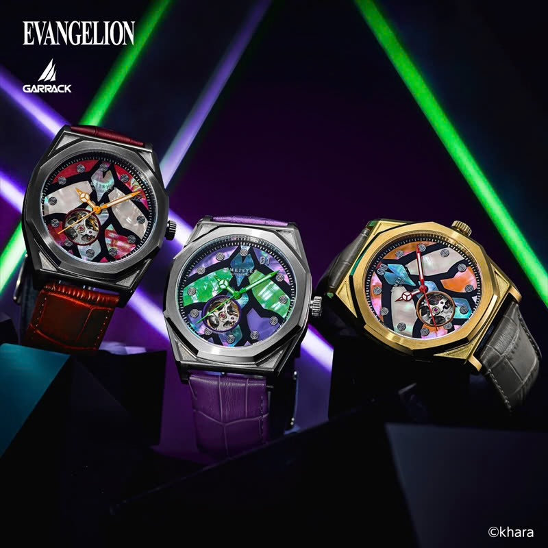 GARRACK X EVANGELION 新世紀福音戰士 [零号機]特別版 日本製 限量手錶 SMS-EVA-41-0
