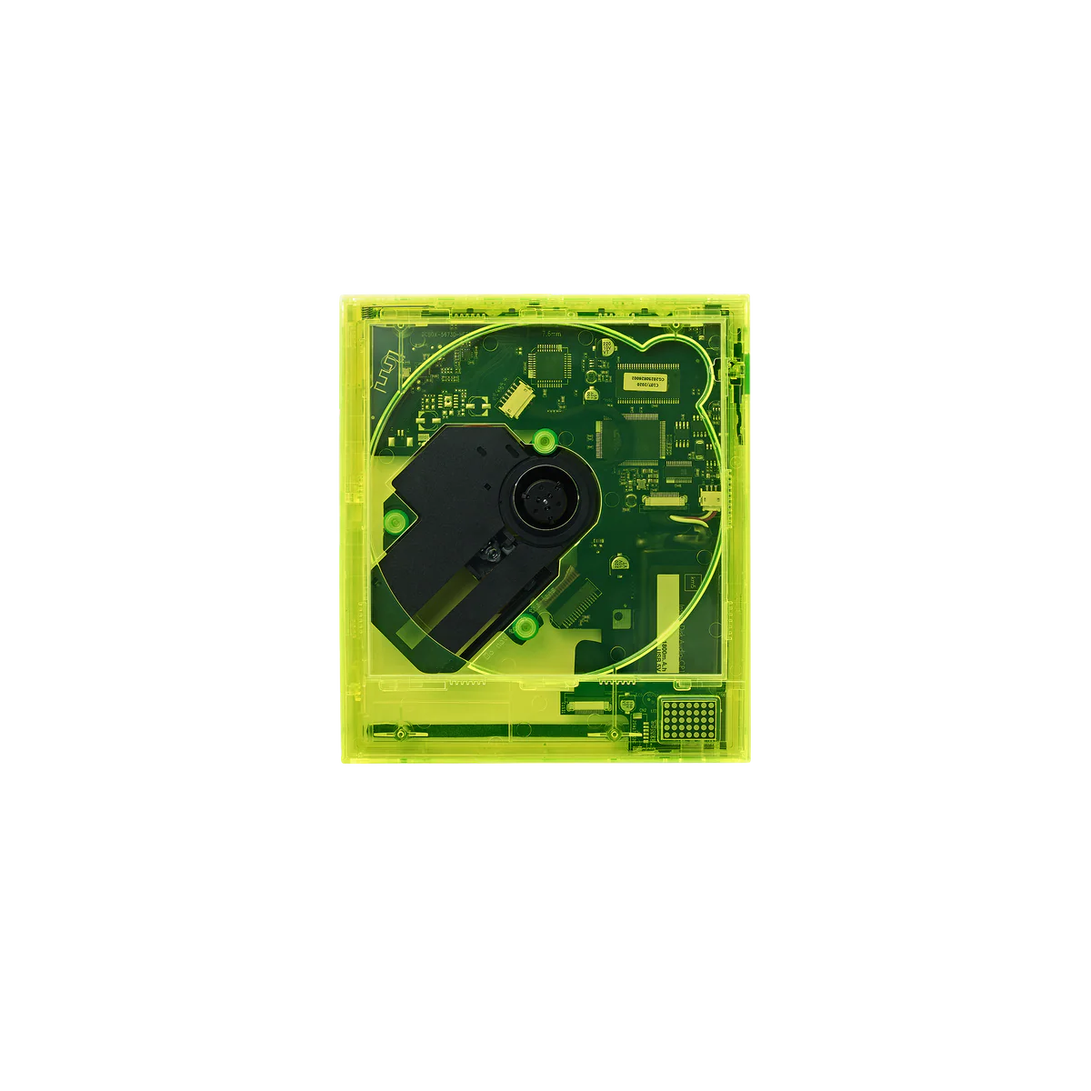 KM5 Instant Disc Audio Cp1 Neon Yellow Limited Edition CD 播放器 黃色