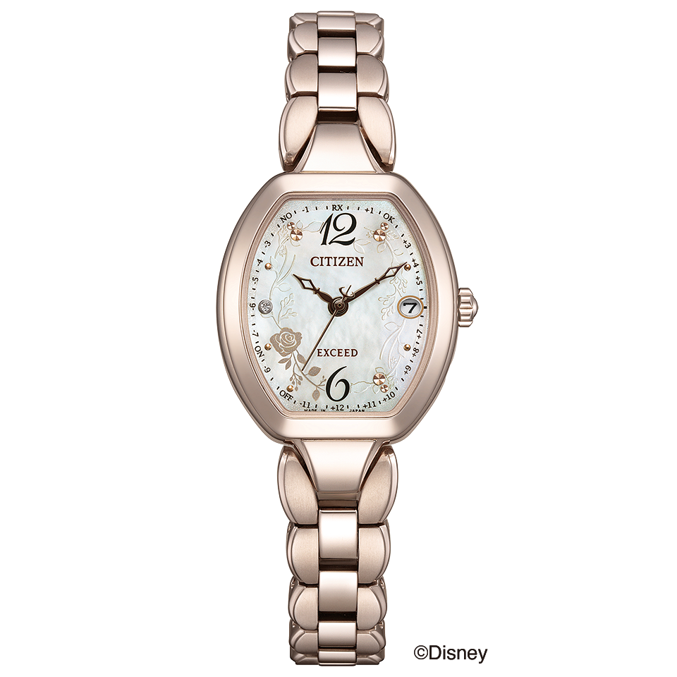 CITIZEN Disney Collection EXCEED 美女與野獸 特別版 星辰 迪士尼限量版手錶 ES9486-50N JDM日版