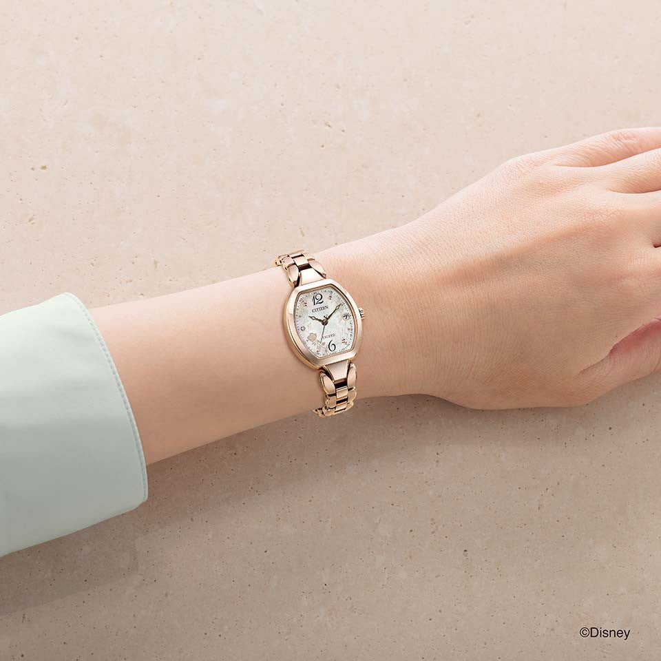 CITIZEN Disney Collection EXCEED 美女與野獸 特別版 星辰 迪士尼限量版手錶 ES9486-50N JDM日版