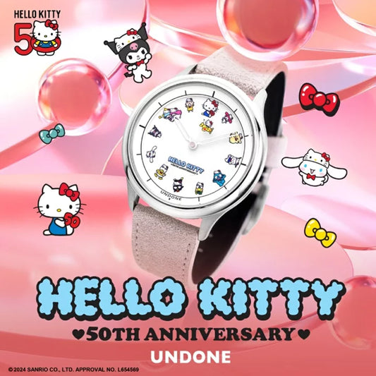 UNDONE HELLO KITTY 50TH PARTY PARTY 特別版手錶 COL-K50-PTY JDM日版