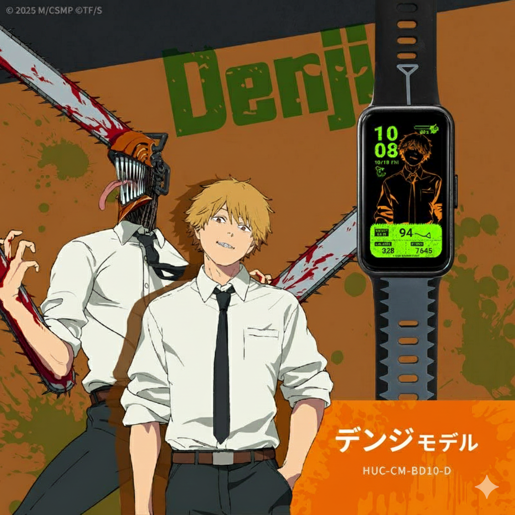 GARRACK X 鏈鋸人 劇場版 特別版運動手錶 JDM日版