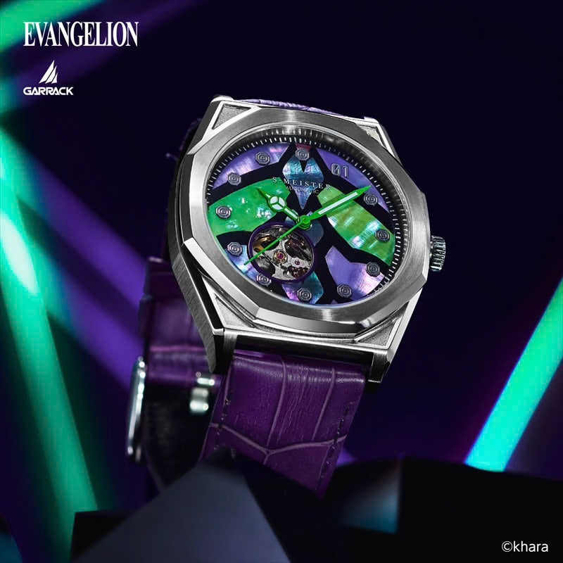 GARRACK X EVANGELION 新世紀福音戰士 [初号機]特別版 日本製 限量手錶 SMS-EVA-41-1