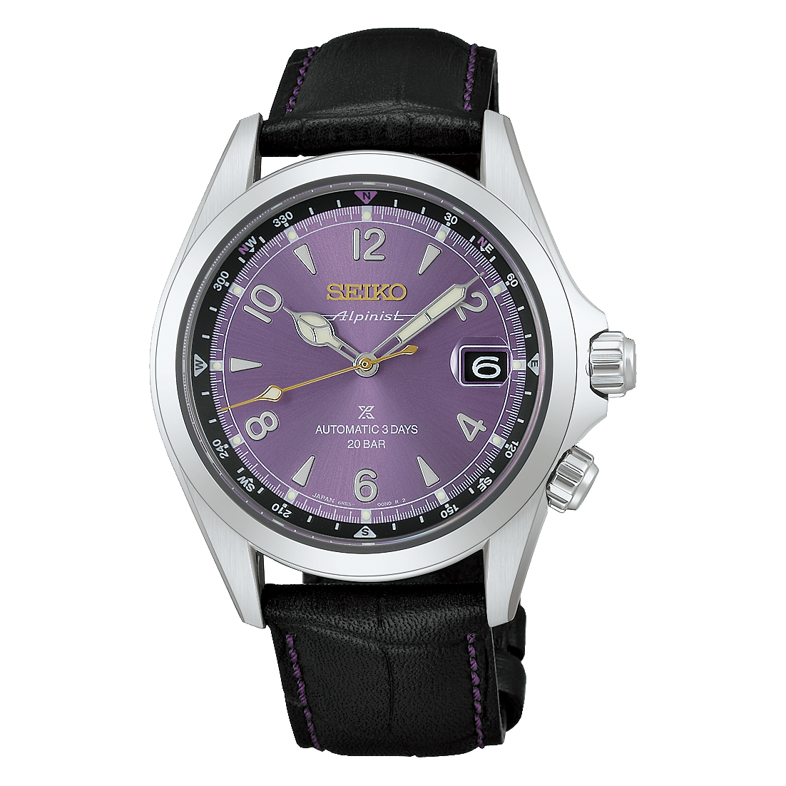 SEIKO  創業145週年紀念版 Alpinist 江戶紫 精工限量版手錶 JDM日版 HBC006J