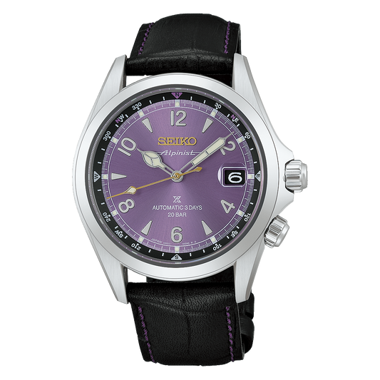 SEIKO  創業145週年紀念版 Alpinist 江戶紫 精工限量版手錶 JDM日版 HBC006J