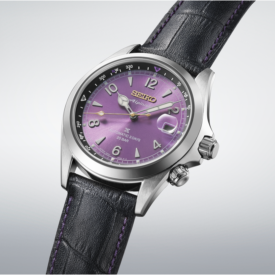 SEIKO  創業145週年紀念版 Alpinist 江戶紫 精工限量版手錶 JDM日版 HBC006J