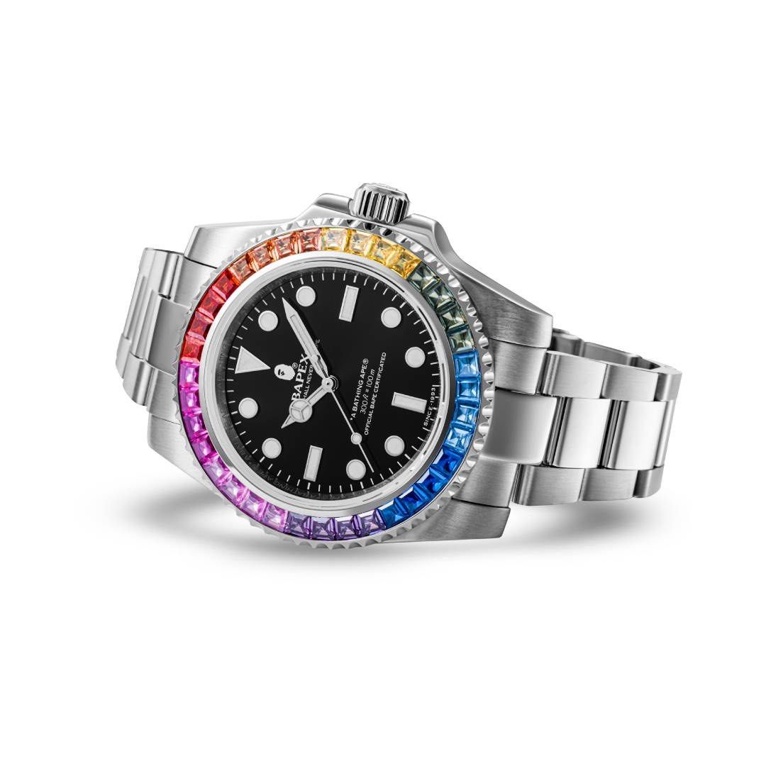 A BATHING APE TYPE 1 BAPEX CRYSTAL STONE 手錶 BAPE JDM日版